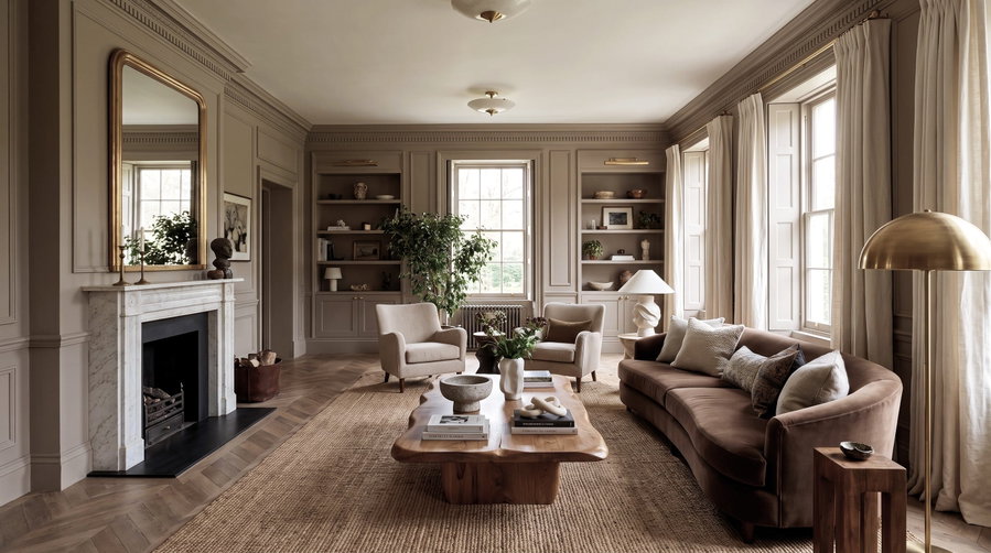 Refined Greige Interiors: A Room-by-Room Guide to Warm Sophistication