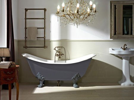 风格查找器优雅折衷的浴室