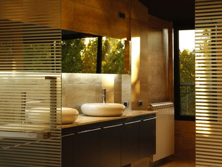 风格查找器优雅现代浴室